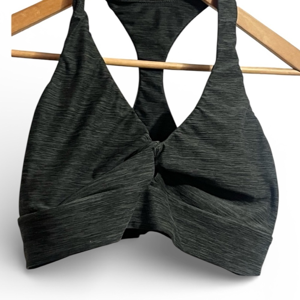 Victoria's Secret Green Blended Twist Sports Bra Athletic Sz L Women